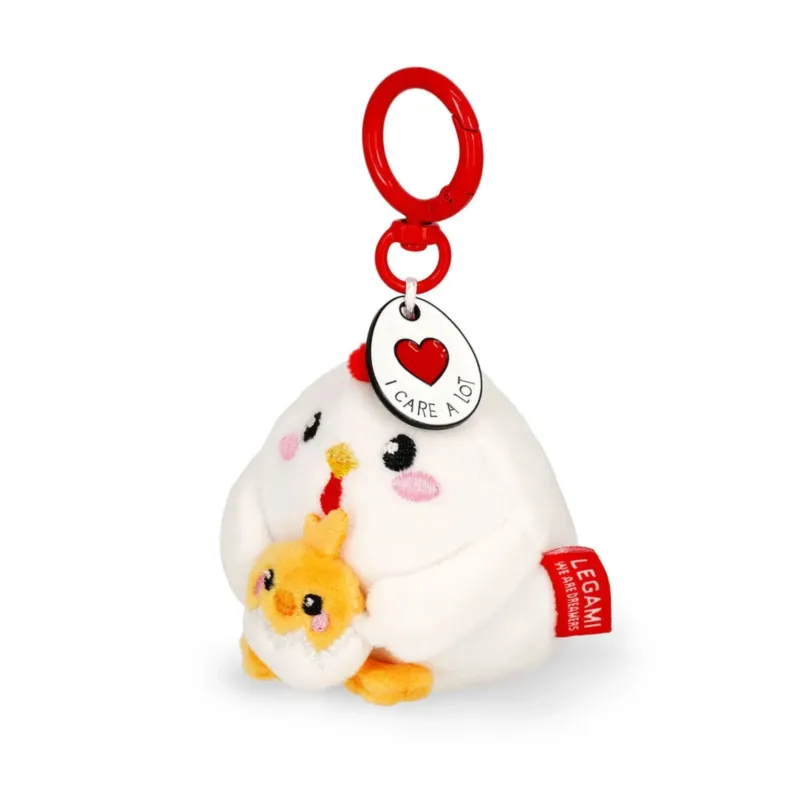 Plüsch-Schlüsselanhänger "Huhn" - Tiny Super Soft! von LEGAMI, Produktansicht 1