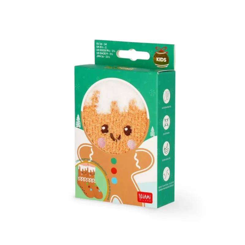 Rutschfeste Socken "Lebkuchenmann" - It’s a Match! von LEGAMI, Produktansicht 1