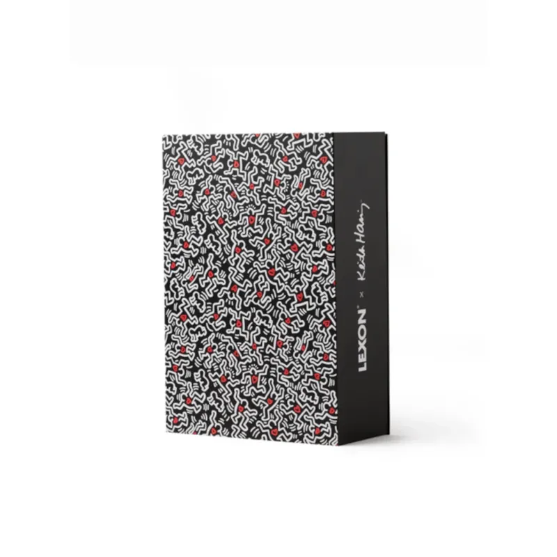 Gift Set - Lexon x Keith Haring "Love-Black" von LEXON – Produktansicht 1