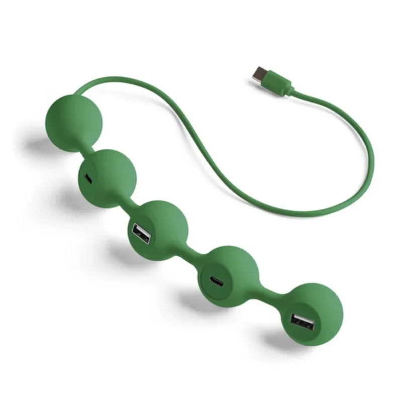PEAS HUB-C / Dark Green von LEXON – Produktansicht 1