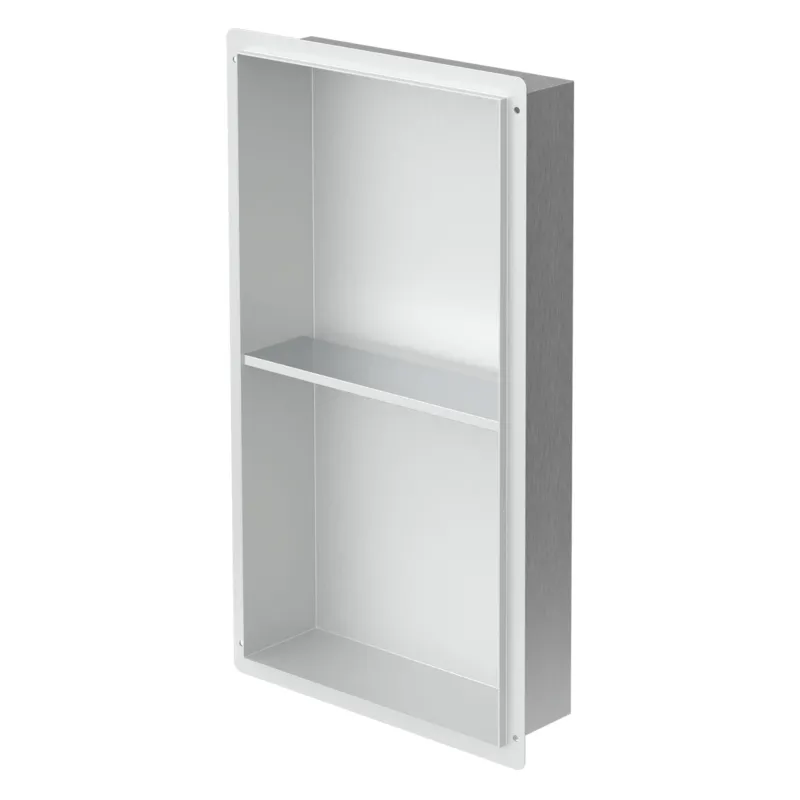Wandnische mit zwei Fächern in einem modernen Design.