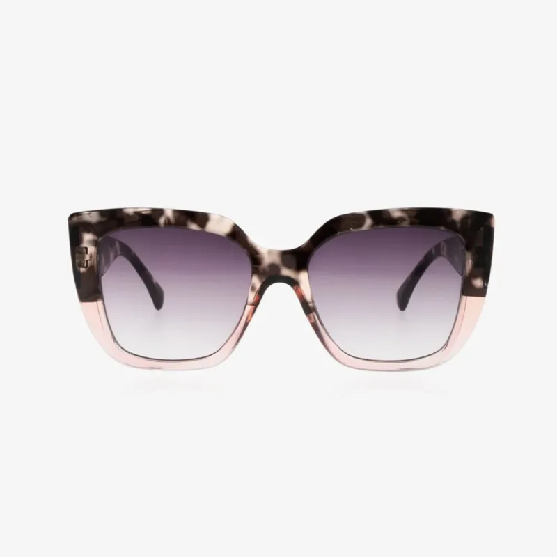 Sonnenbrille "Schwarz/Pink Tortoise" SG012-BP – OOZOO – Ansicht 1
