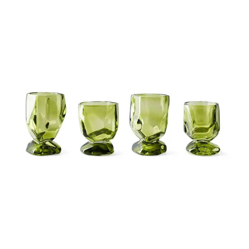 HKliving by Nienke Sikkema Gläser 4er-Set – Handgemachtes Glas