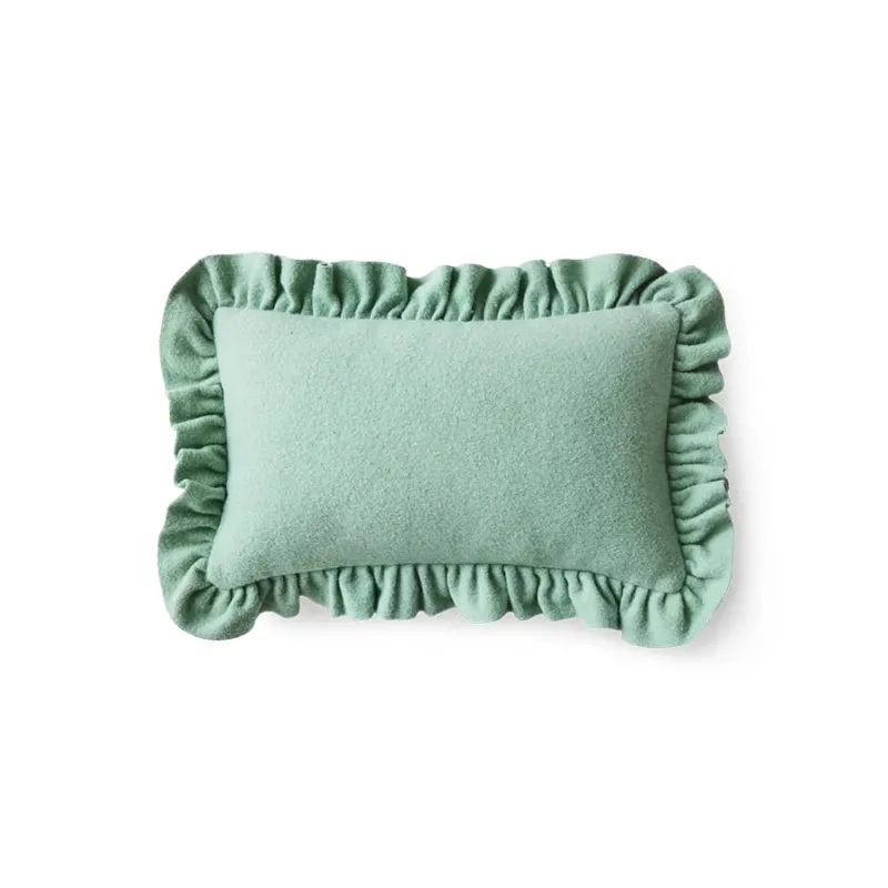 HKliving Felt Cushion mint – Wollkissen mit Füllung 60x40 cm
