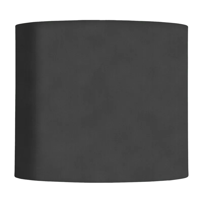 Abat-jour ardoise en velours de polyester 35 x 30 cm Rosyta - Ebb & Flow - The Cool Republic