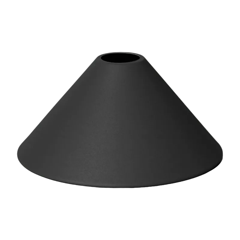 Abat-jour conique noir Collect - Ferm Living - The Cool Republic