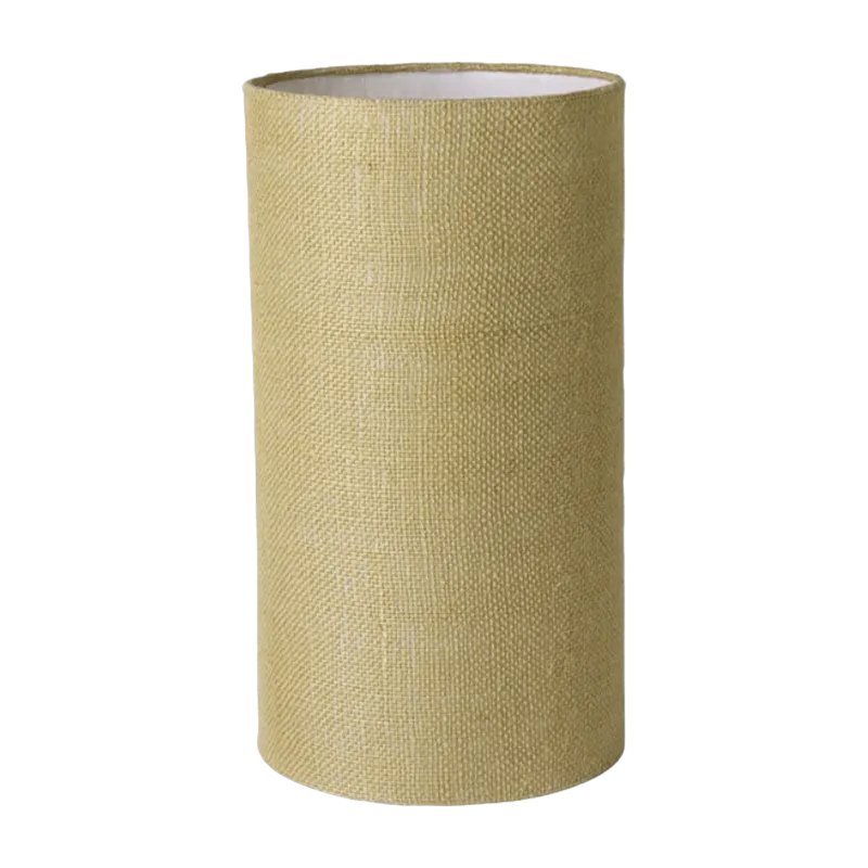 Abat-jour cylindrique en jute vert jade - HKliving - The Cool Republic
