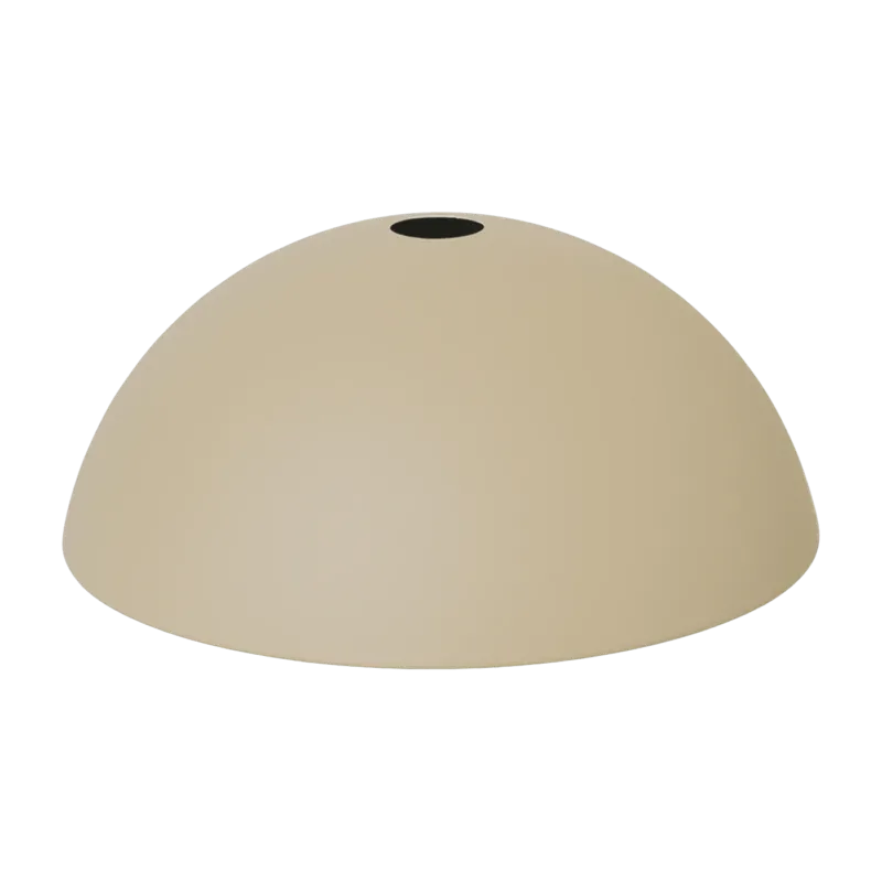 Abat jour en métal beige Dome Cashmere - Ferm Living - The Cool Republic