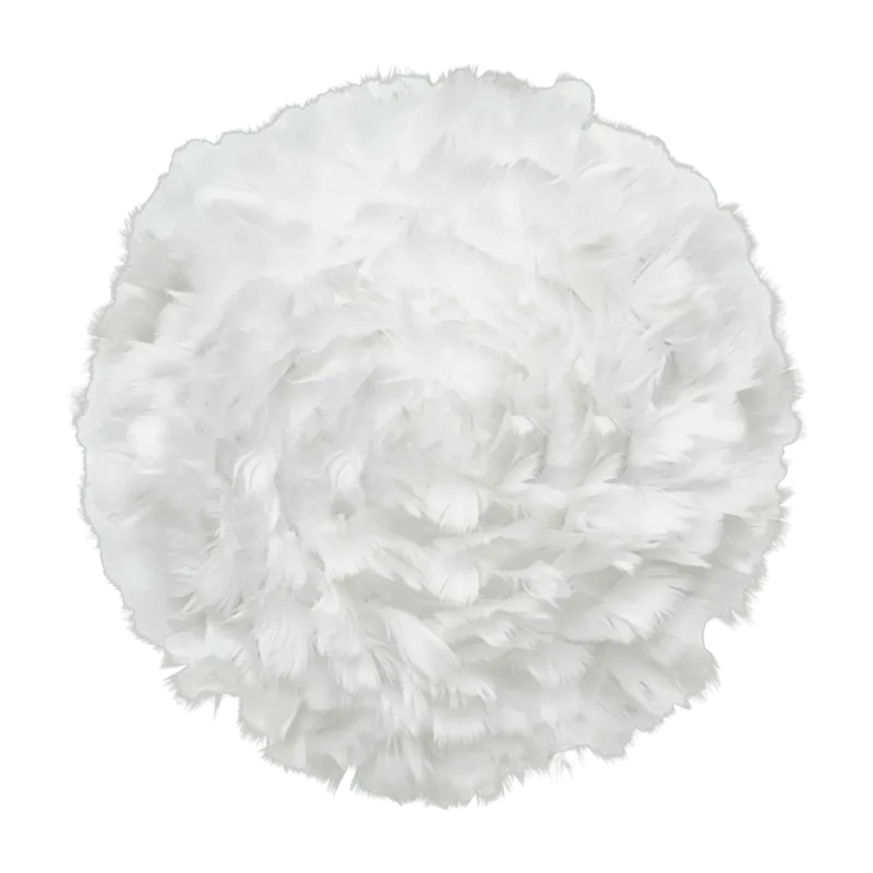Abat-jour en plumes blanches Eos Up - UMAGE - The Cool Republic