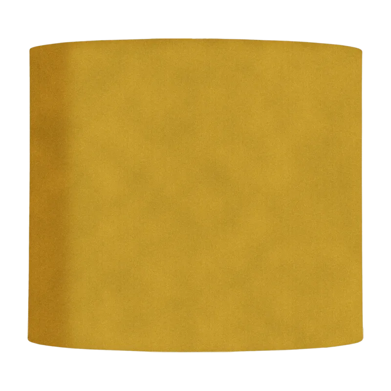 Abat-jour jaune en velours de polyester 35 x 30 cm Rosyta - Ebb & Flow - The Cool Republic