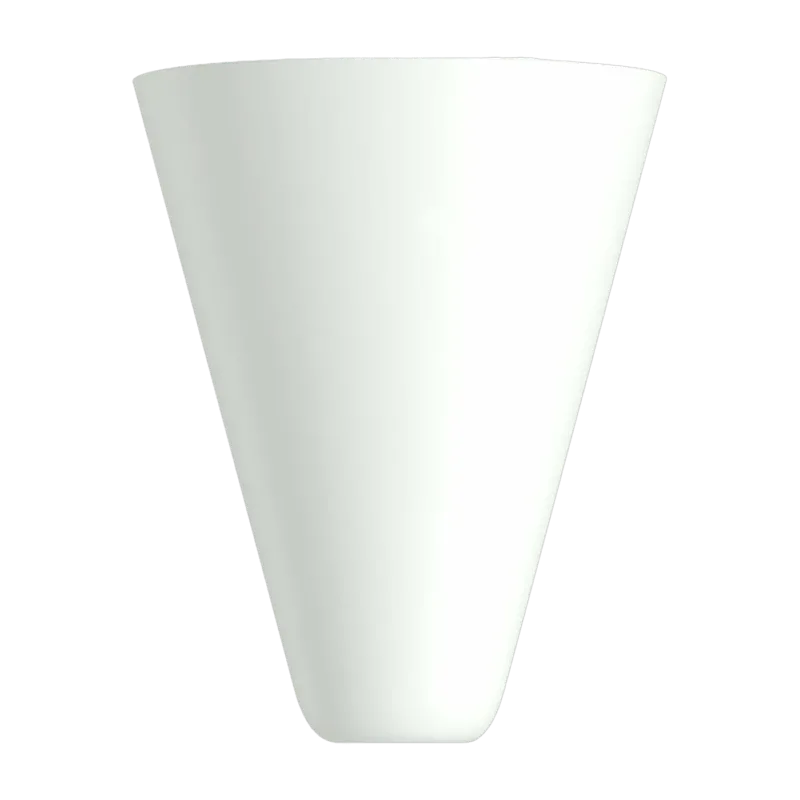 Abat-jour pour suspension en cône 17 cm blanc Alphabeta - Hem - The Cool Republic