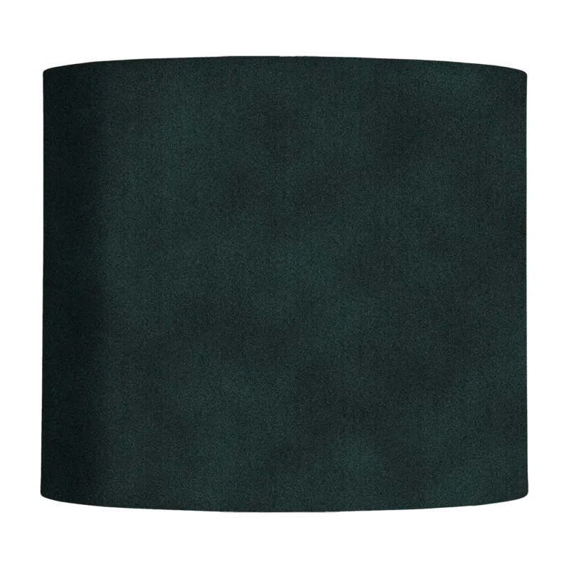 Abat-jour vert foncé en velours de polyester 35 x 30 cm Rosyta - Ebb & Flow - The Cool Republic