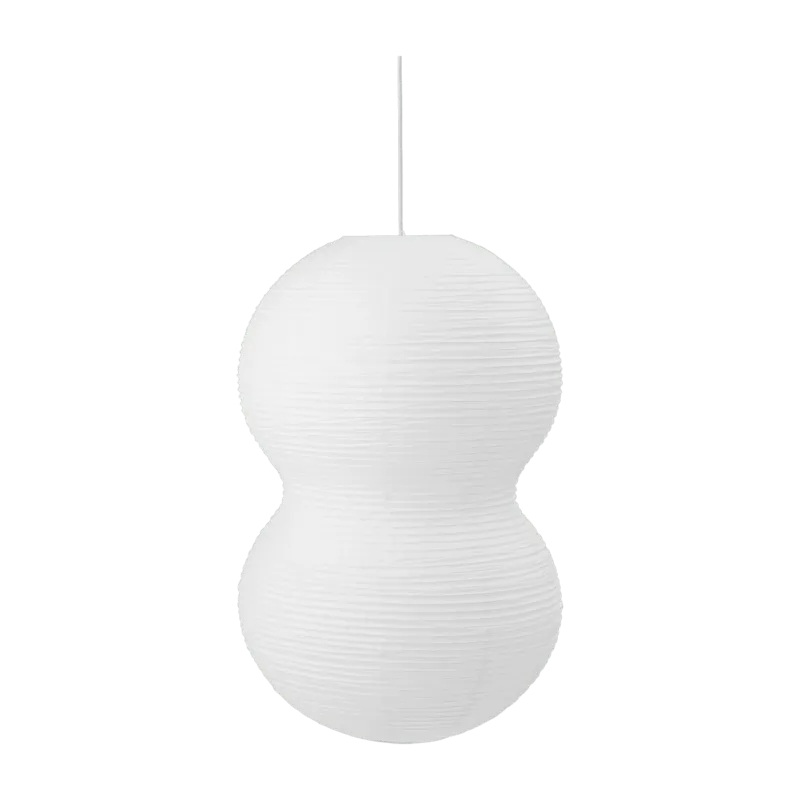 Abatjour pour suspension blanche Puff Twist blanc - Normann Copenhagen - The Cool Republic