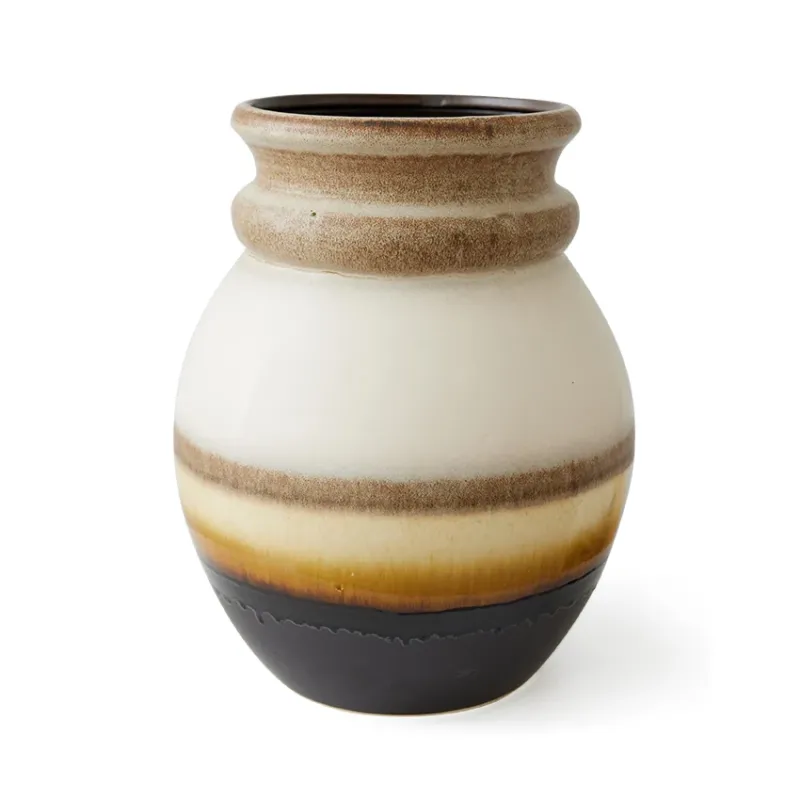 Vase de sol Grand Vanille - HKLIVING