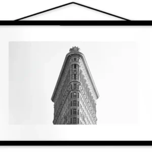Affiche The Flatiron Building NY encadrée Moebe noir A3 - Le Renard - The Cool Republic