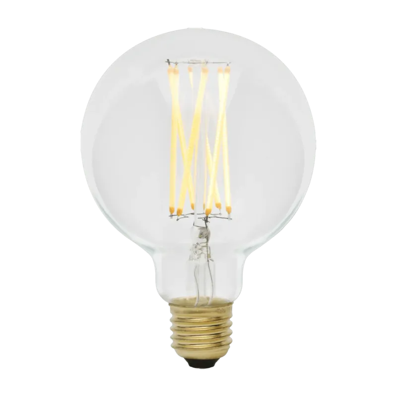 Ampoule non teintée LED E27 6W filament 9,5 cm - The Cool Republic