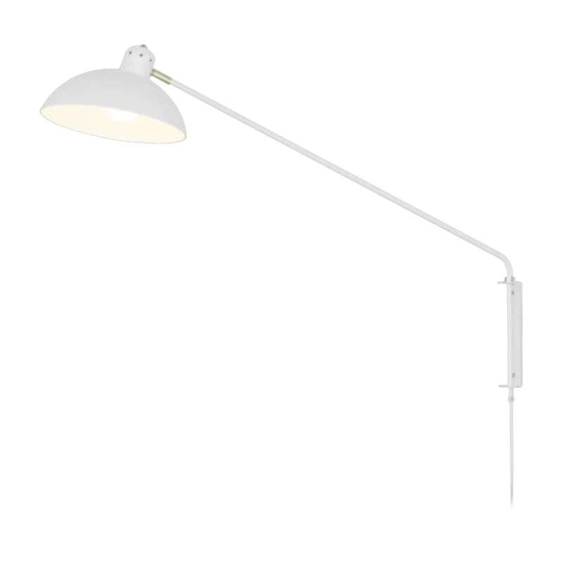 Applique avec prise blanche en laiton 102 cm Waldorf - Lambert & Fils - The Cool Republic