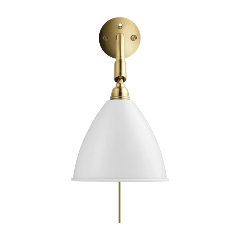 Applique avec prise en laiton et métal blanc Bestlite BL7 - Gubi - The Cool Republic