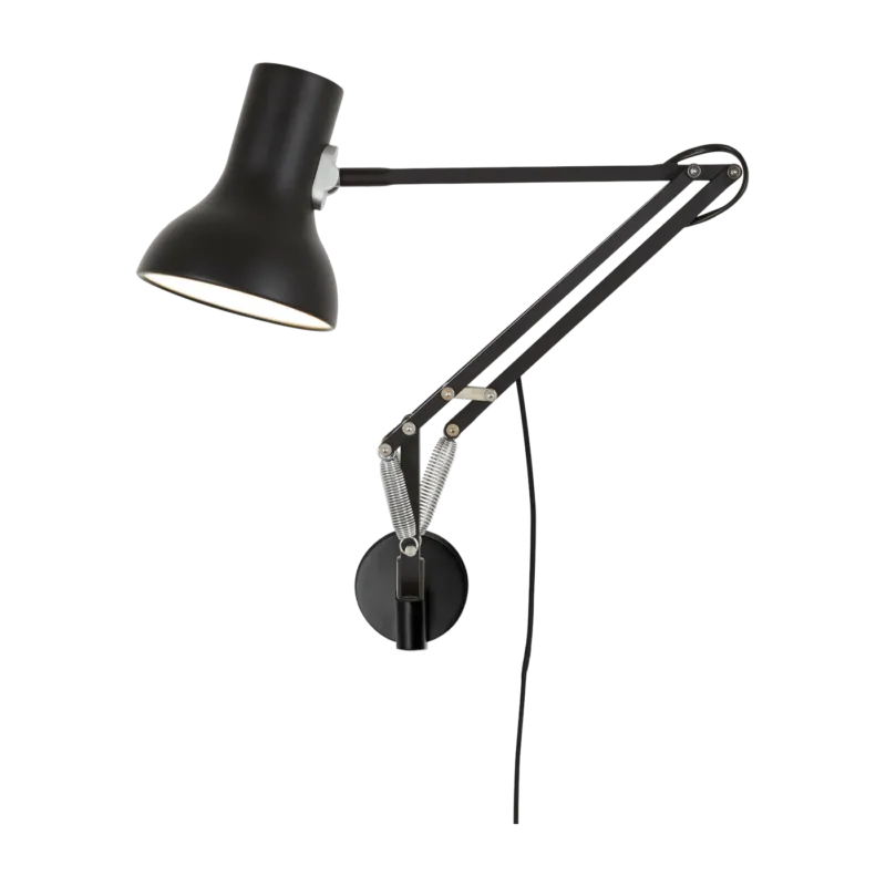 Applique avec prise noire Type 75 Mini - Anglepoise - The Cool Republic