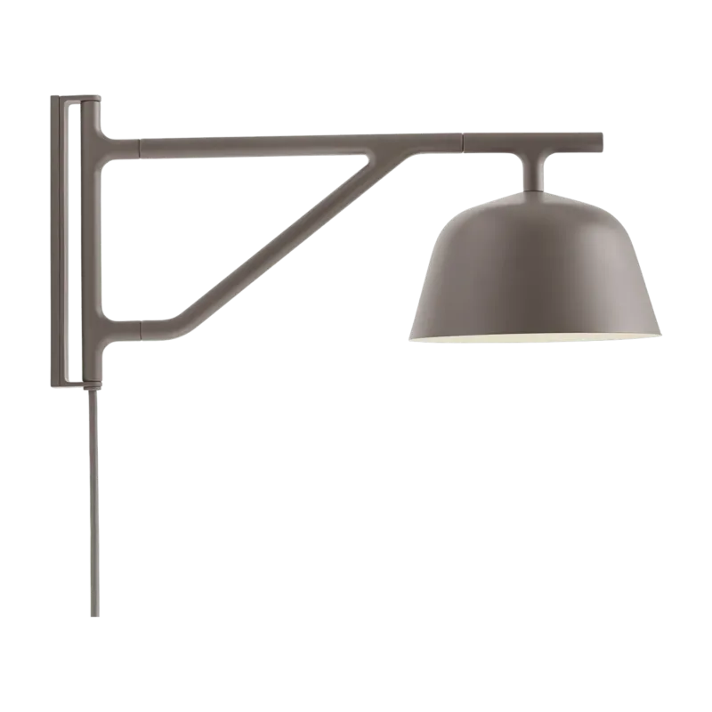Applique avec prise taupe Ambit - Muuto - The Cool Republic