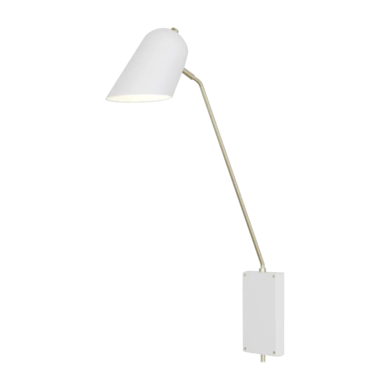Applique blanche en laiton Cliff - Lambert & Fils - The Cool Republic