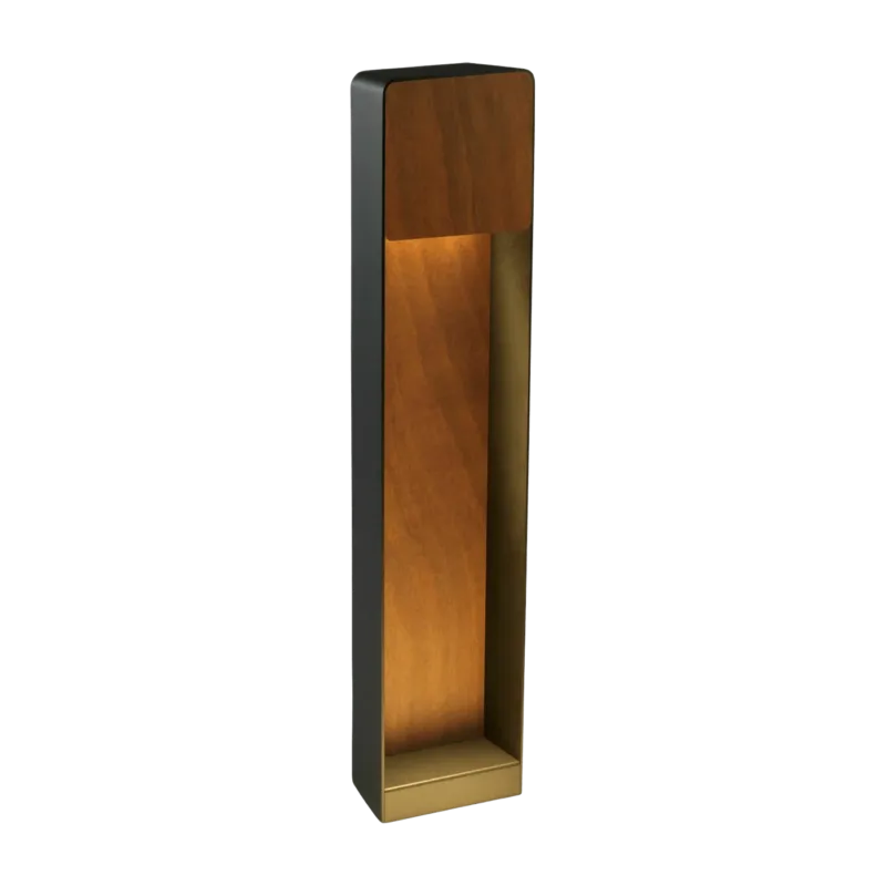 Applique d'extérieur 60 cm en aluminium et bois iroko LAB B - Marset - The Cool Republic