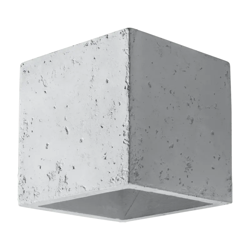 Applique en béton gris Quad - Sollux - The Cool Republic
