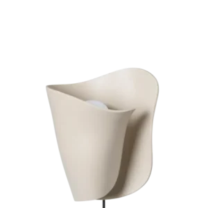 Applique murale en acier recyclé beige Oyster - Ferm Living - The Cool Republic