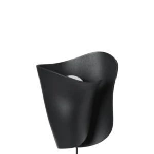 Applique murale en acier recyclé noir Oyster - Ferm Living - The Cool Republic