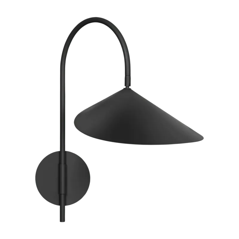 Applique murale en fer noir 47x26x44cm Arum swivel - Ferm living - The Cool Republic