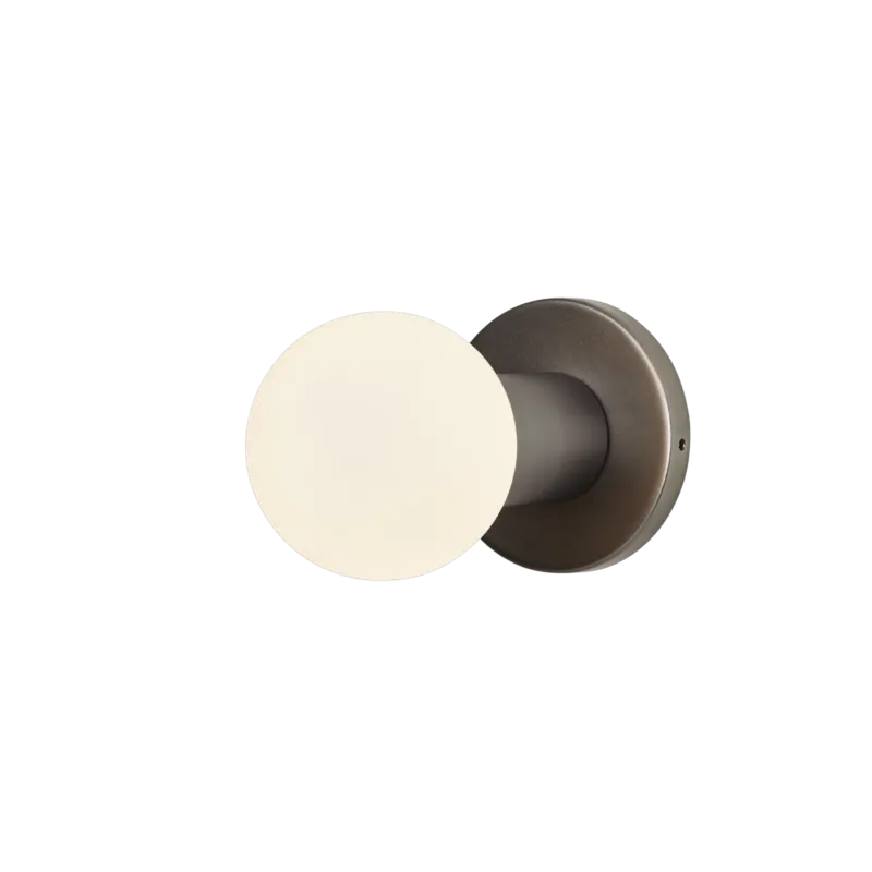 Applique murale pour salle de bain en métal finition gris graphite Lochan - Tala - The Cool Republic