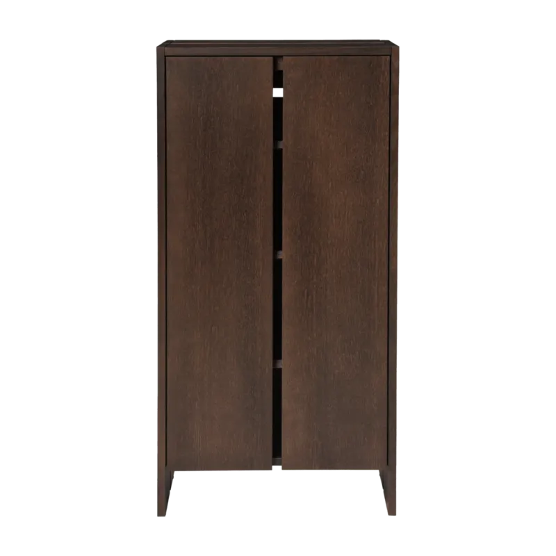Armoire en placage de chêne foncé 55x30x110cm Parcel - Ferm Living - The Cool Republic