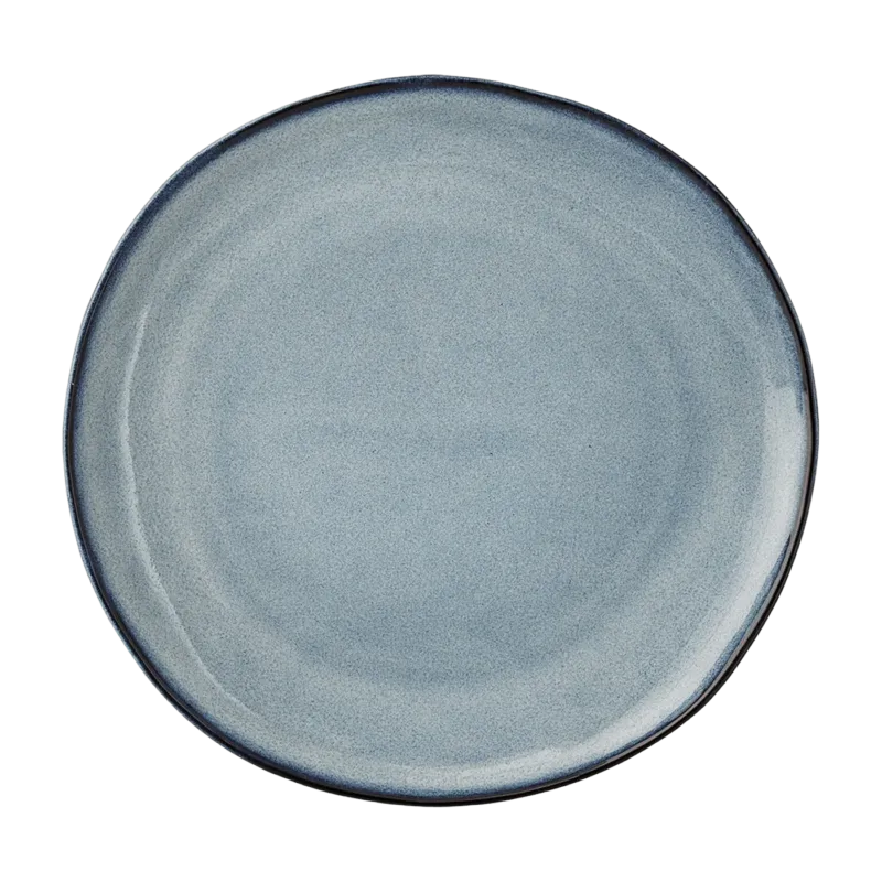 Assiette 22 cm bleue Sandrine - Bloomingville - The Cool Republic