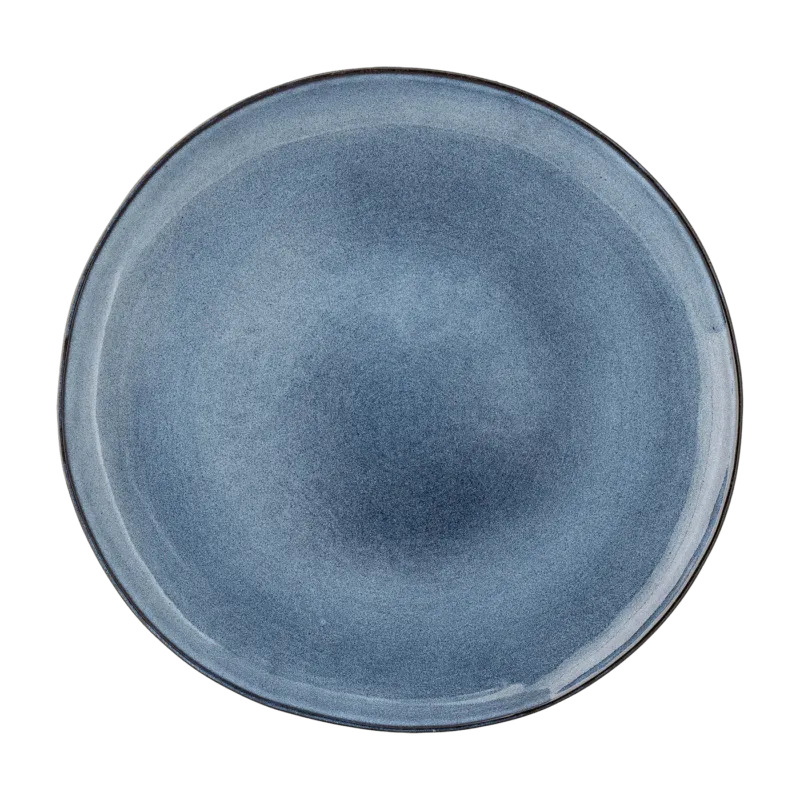 Assiette 28 cm bleue Sandrine - Bloomingville - The Cool Republic