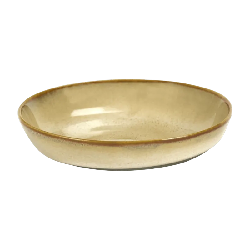 Assiette à tapas en grès beige 7 cm - Serax - The Cool Republic