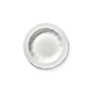 Assiette creuse à pâtes en porcelaine blanche 21,5cm Silhouette - Serax - The Cool Republic