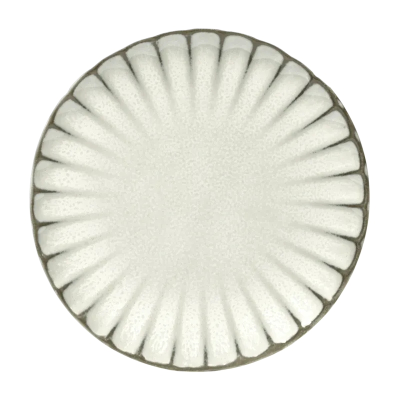 Assiette en grès blanche 27 cm Inku - Serax - The Cool Republic