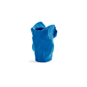 Vase hibou en grès bleu 12cm Après Minuit - Serax