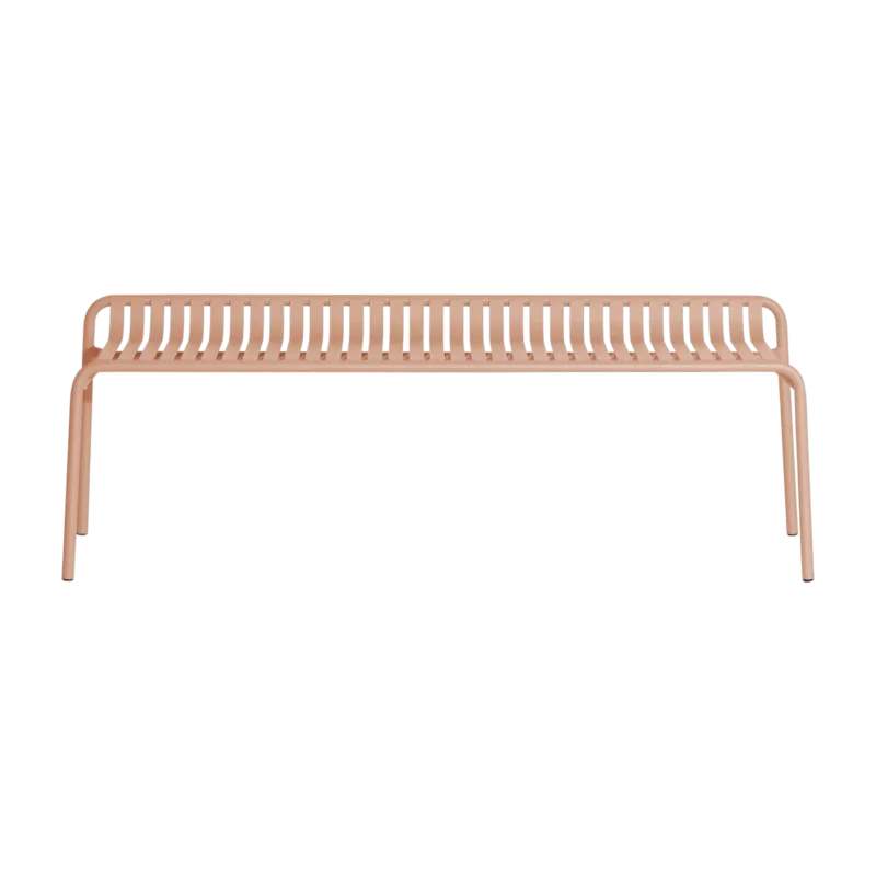 Banc de jardin bas rose blush Week-end - Petite Friture - The Cool Republic