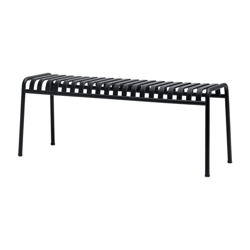 Banc de jardin en métal anthracite Palissade - HAY - The Cool Republic