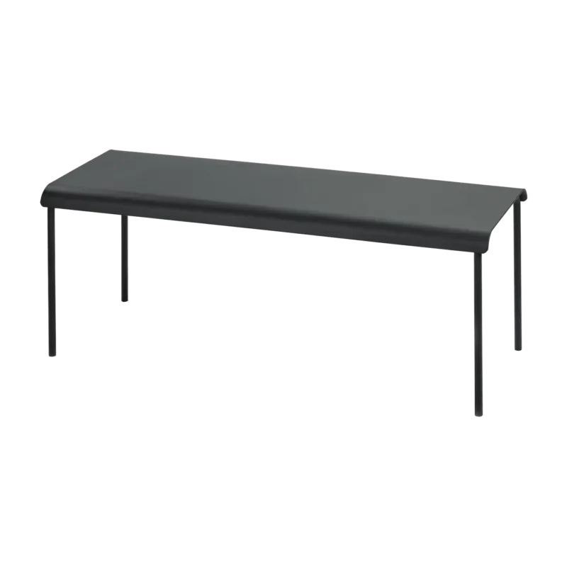 Banc en aluminium noir August - Serax - The Cool Republic