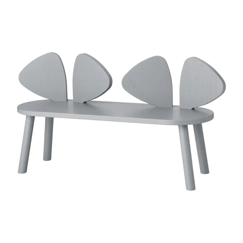 Banc en chêne gris Mouse - Nofred - The Cool Republic