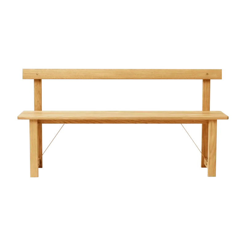 Banc en chêne naturel Position - Form & Refine - The Cool Republic
