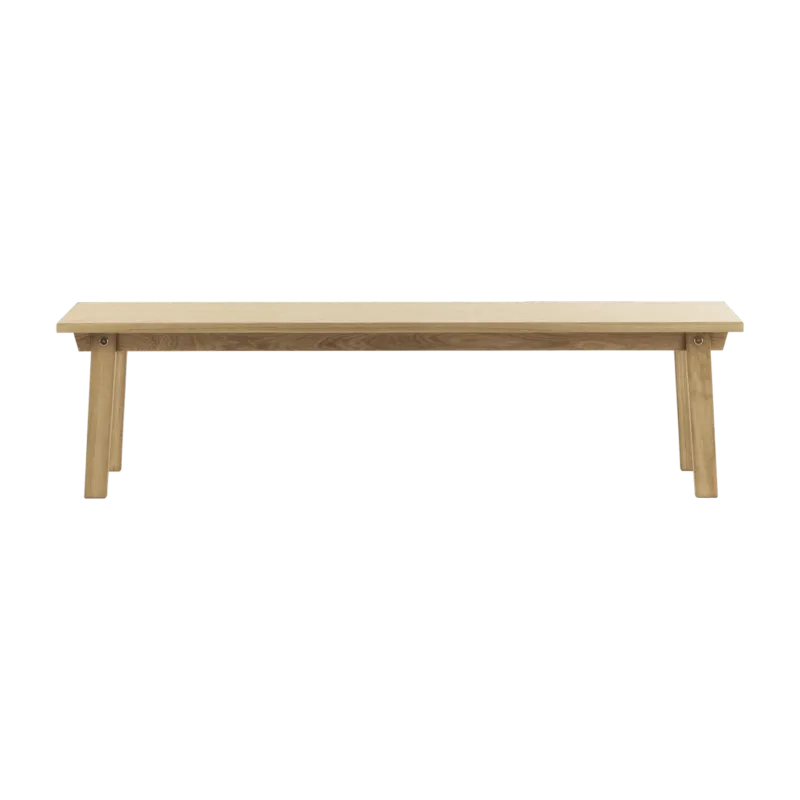 Banc en chêne naturel Slice Oak - Normann Copenhagen - The Cool Republic