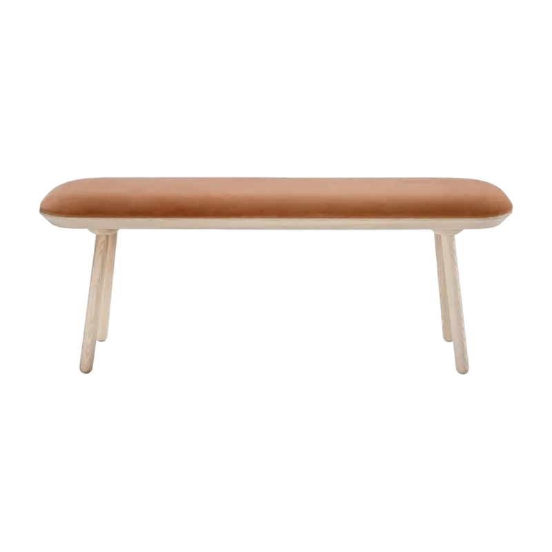 Banc en velours terracota L140 Naïve - Emko - The Cool Republic