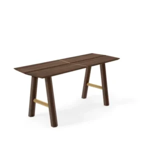 Banc noyer et pieds chêne SAVIA - Woodendot - The Cool Republic