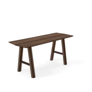 Banc noyer et pieds noirs SAVIA - Woodendot - The Cool Republic