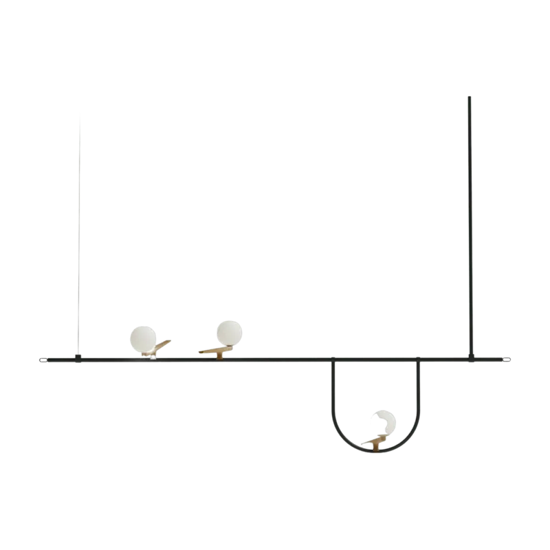Basse suspension noire Yanzi - Artemide - The Cool Republic