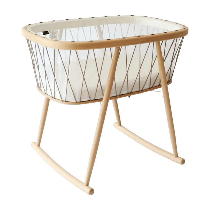 Berceau avec matelas coco hazelnut Kumi - Charlie Crane - The Cool Republic