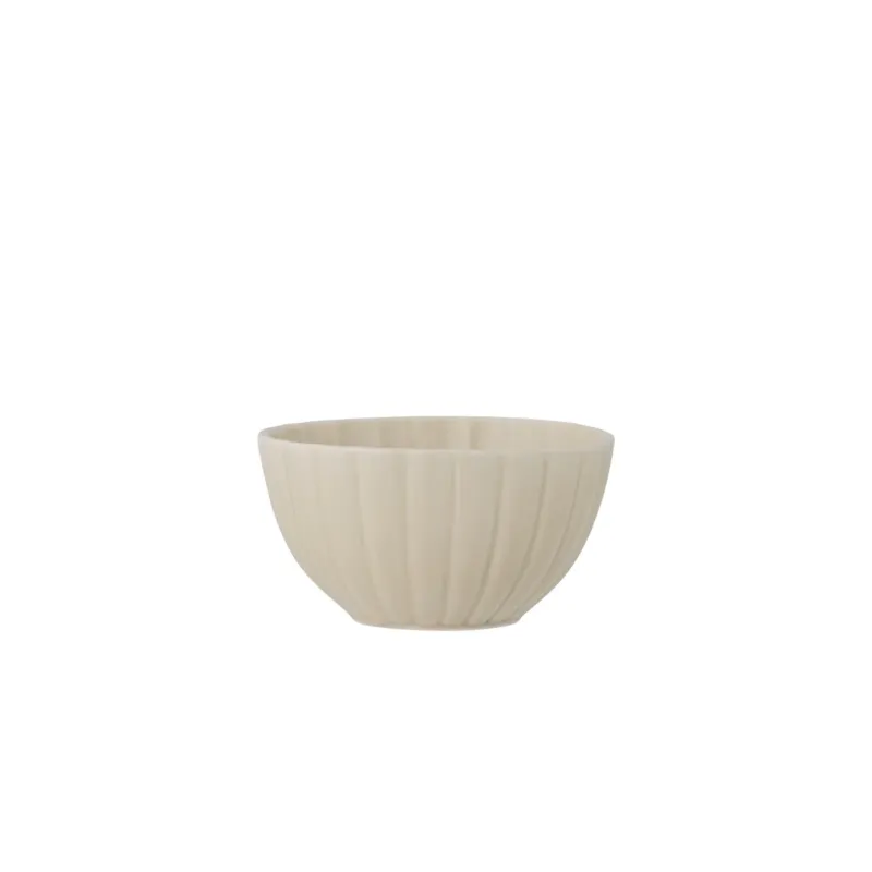 Bol en grès naturel D9xH5 cm 165 ml Latina- Bloomingville